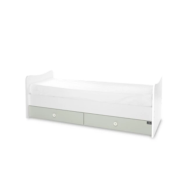 Легло trend plus 70/160 цвят бяло/milky green-3box