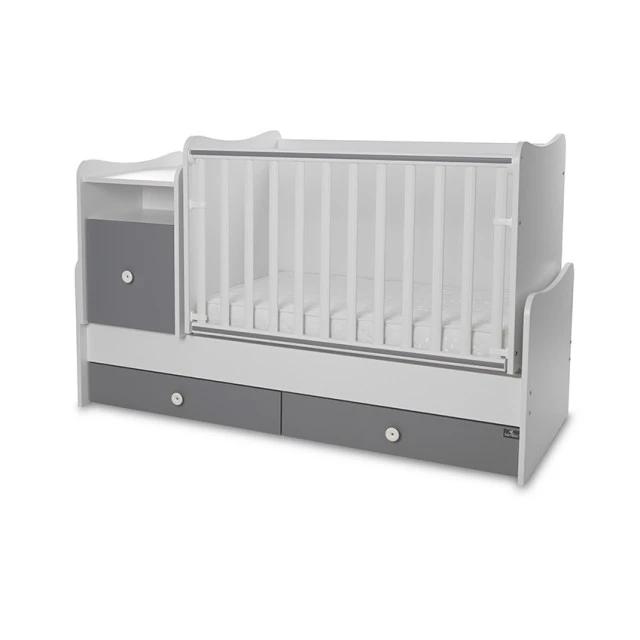 Легло trend plus 70/160 цвят бяло/stone grey-3box