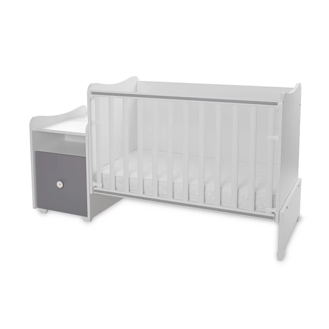Легло trend plus 70/160 цвят бяло/stone grey-3box