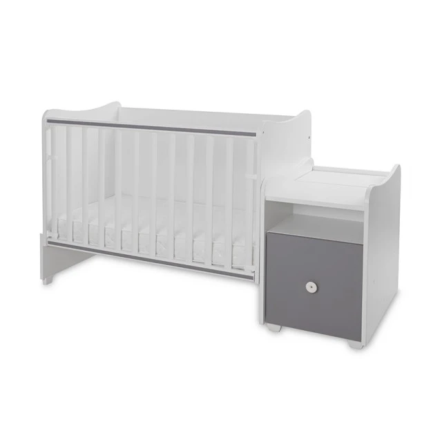 Легло trend plus 70/160 цвят бяло/stone grey-3box