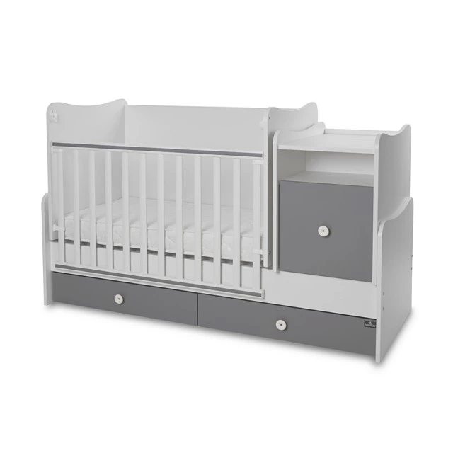 Легло trend plus 70/160 цвят бяло/stone grey-3box