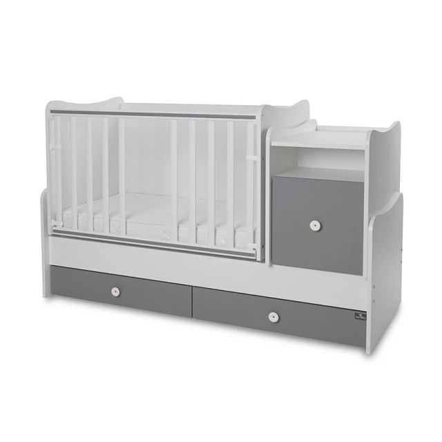 Легло trend plus 70/160 цвят бяло/stone grey-3box