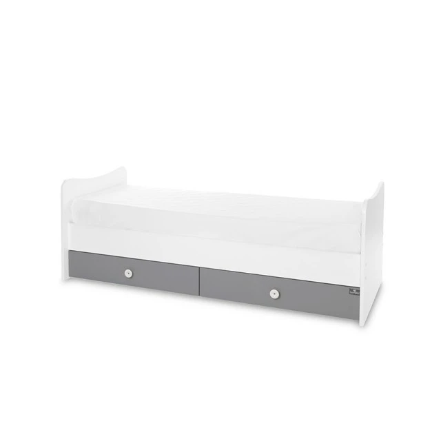 Легло trend plus 70/160 цвят бяло/stone grey-3box