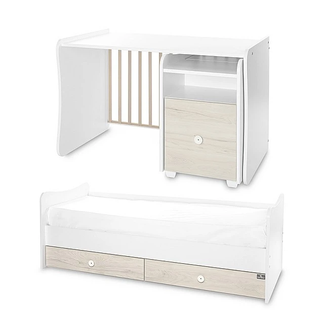 Bed trend plus 70/160 color white/light oak -3box
