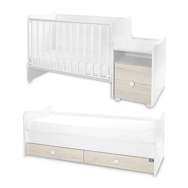 Bed trend plus 70/160 color white/light oak -3box
