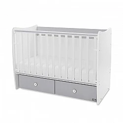 Легло matrix new 60/120 бяло/stone grey-2box