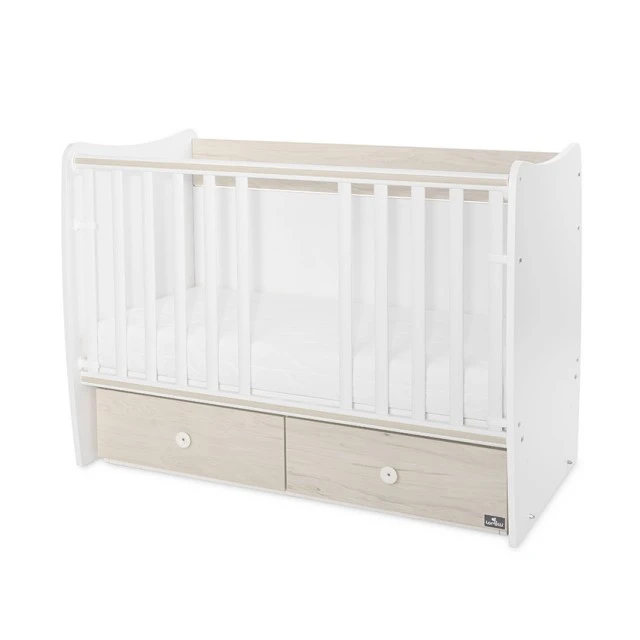 Bed matrix new 60/120 white/light oak-2box