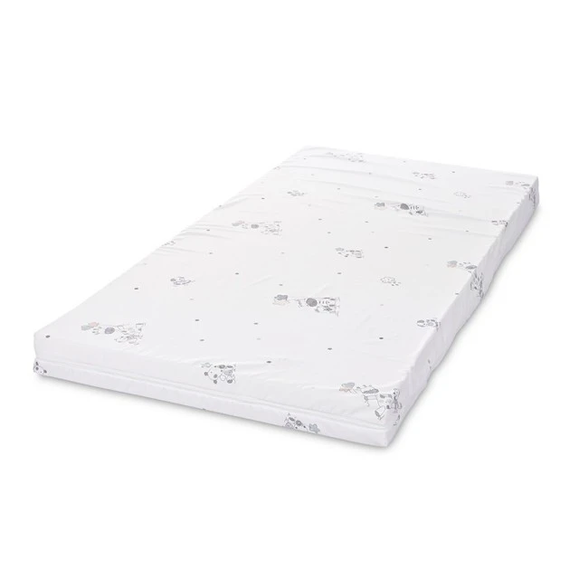 Mattress classic foam 70/140-9cm green giraffe