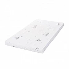 Mattress classic foam 60/120-6cm green giraffe