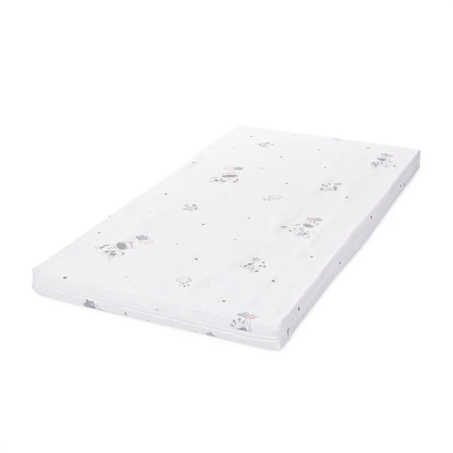Mattress classic foam 60/120-6cm green giraffe