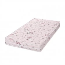 Mattress relax foam 60/120-10cm pink ballerina bear