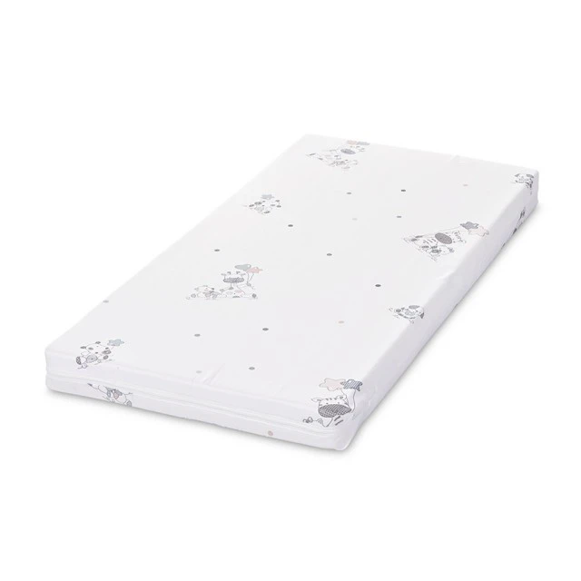 Mattress classic foam 90/42/6 cm green giraffe