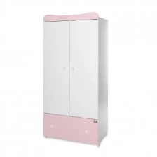 Wardrobe exclusive white/orchid pink