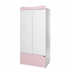 Wardrobe exclusive white/orchid pink