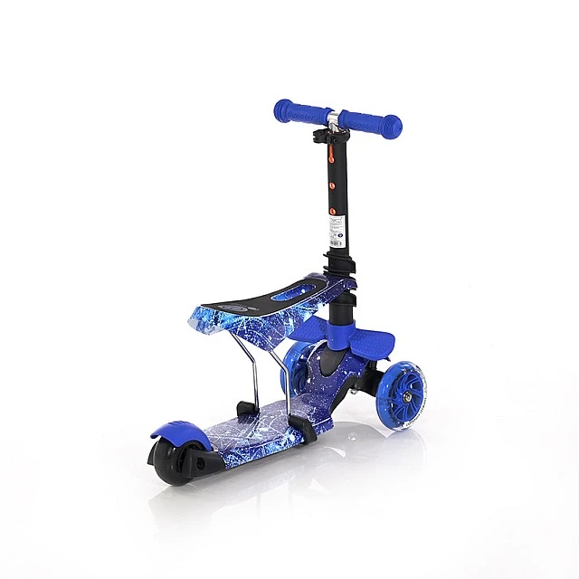 Smart blue cosmos scooter