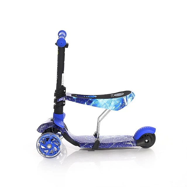Smart blue cosmos scooter
