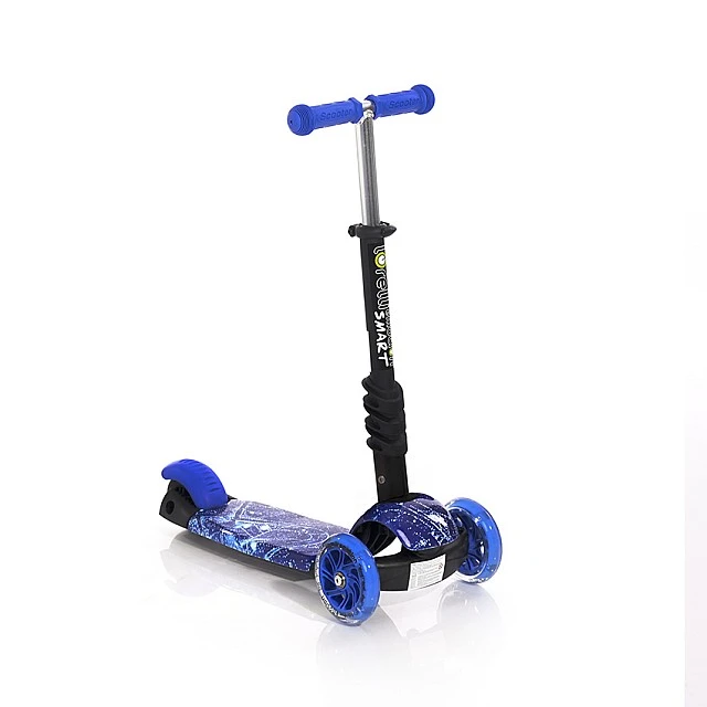Smart blue cosmos scooter