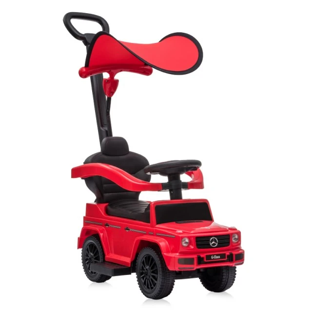 Riding car mercedes-g350d + handle + sunshade red