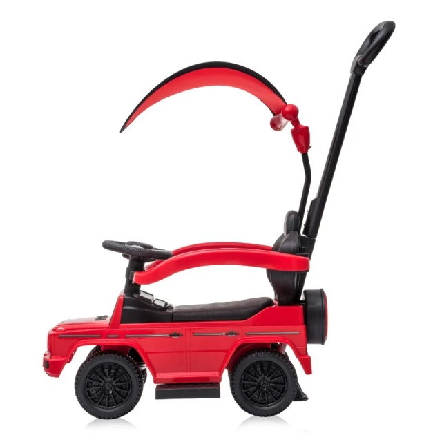 Riding car mercedes-g350d + handle + sunshade red