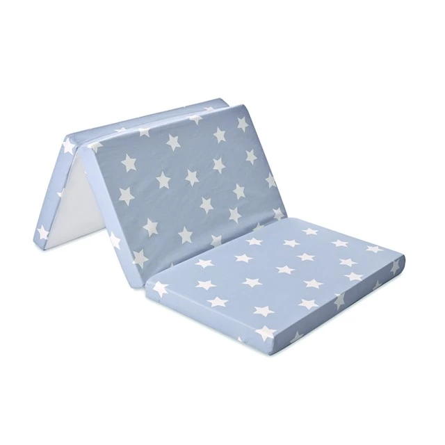 Folding mattress classic 60/120/5 blue
