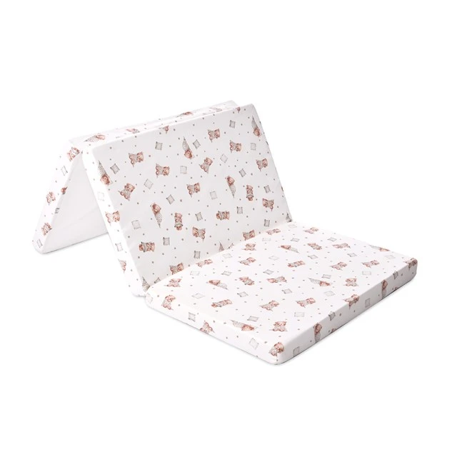 Folding mattress classic 60/120/5 beige
