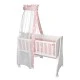 Cradle set First Dreams ranforce pale blush stars