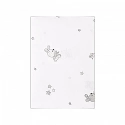 SHEET 150/100cm LITTLE RABBITS GRAY