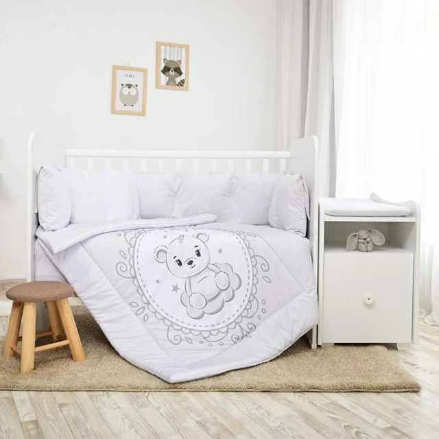 Bed set trend ranfors bear gray