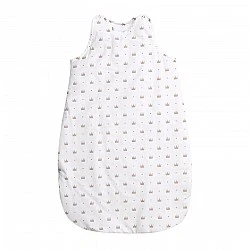Sleeping bag winter 95 cm ranfors white with crowns s