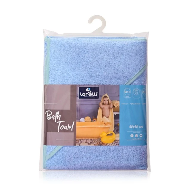Bath towel 80/80 cm. Blue