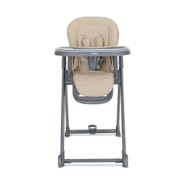 DINING CHAIR PARTY BEIGE LEATHER