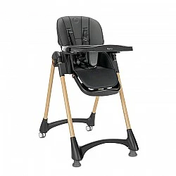 СТОЛ ЗА ХРАНЕНЕ REMO BLACK /wooden effect