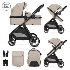 Бебешка количка ASPEN CAPPUCCINO 2в1 до 22кг с трансформ