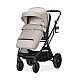 Бебешка количка GLORY 2in1 BEIGE+АДАПТОРИ с кош за новор