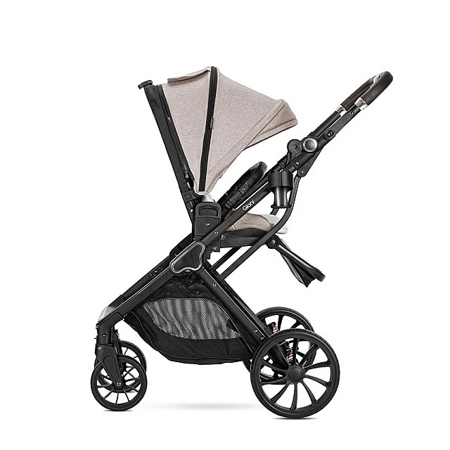 Бебешка количка GLORY 2in1 BEIGE+АДАПТОРИ с кош за новор