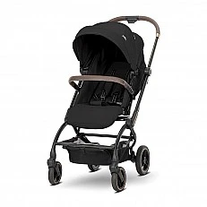Бебешка количка MAKAYA BLACK ДО 22 КГ С РОТАЦИЯ 360