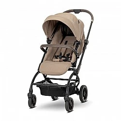Бебешка количка MAKAYA BEIGE ДО 22 КГ С РОТАЦИЯ 360