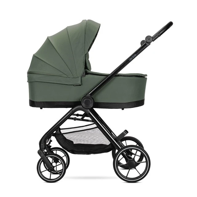 Бебешка количка VENICE 2в1 до 22 кг GREEN с кош за новор