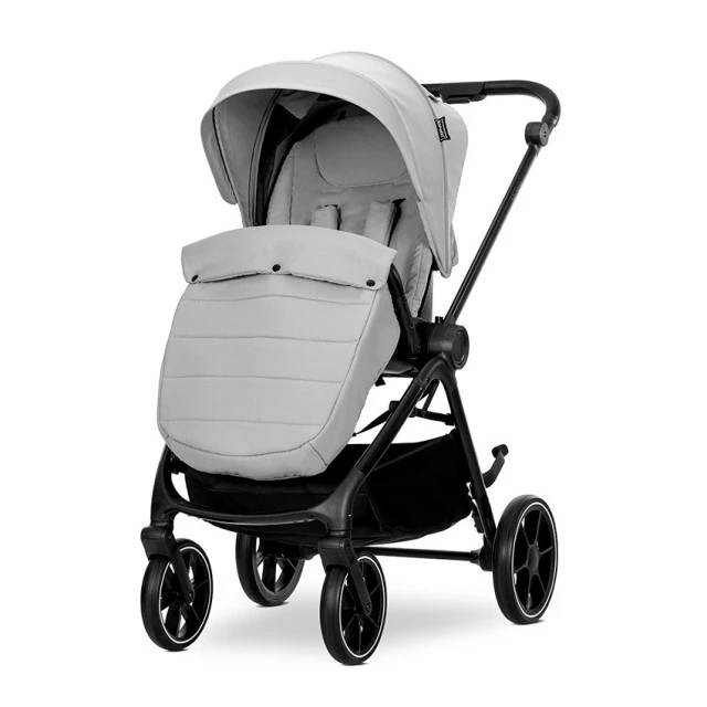 Бебешка количка VENICE 2в1 до 22 кг GREY с кош за новоро