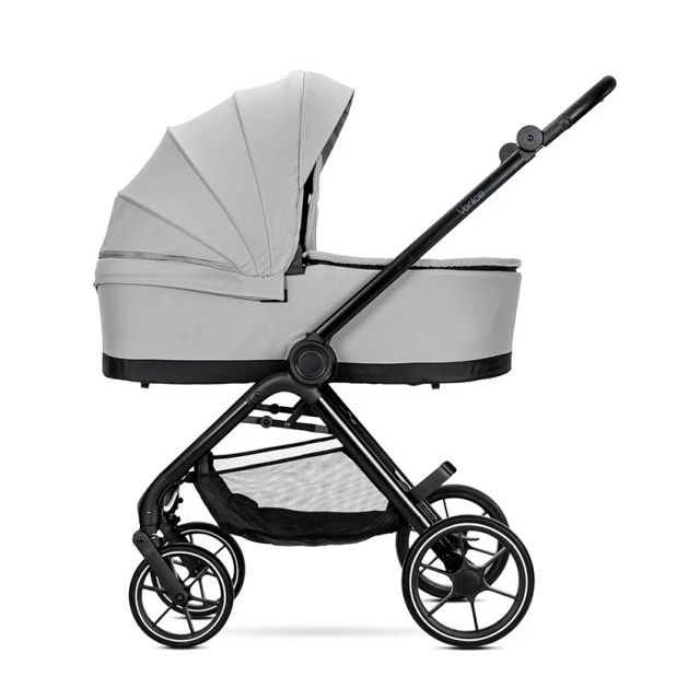 Бебешка количка VENICE 2в1 до 22 кг GREY с кош за новоро