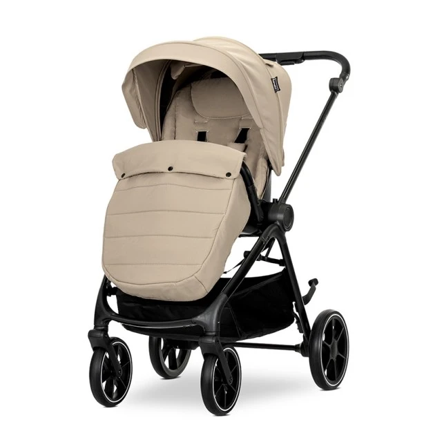 Бебешка количка VENICE 2в1 до 22 кг BEIGE с кош за новор
