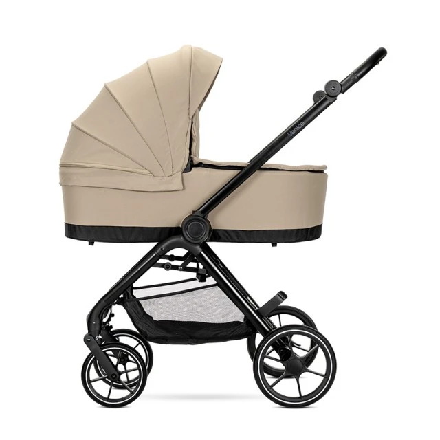 Бебешка количка VENICE 2в1 до 22 кг BEIGE с кош за новор