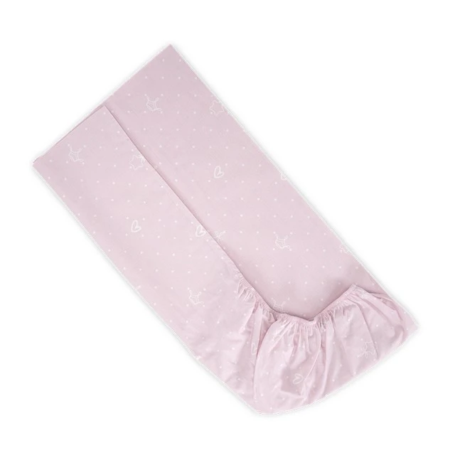 ELASTIC SHEET 70/140+15cm BEAR PINK