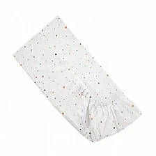 FITTED SHEET 70/140+15cm HAPPY FRIENDS BLUE