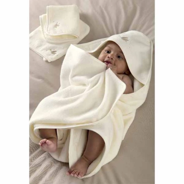 Mamas &amp; Papas Towel Set 3 Pieces - Welcome To The World Duckling
