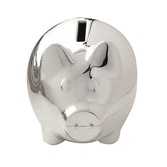 Widdop Bambino Silver-plated piggy bank - Piggy