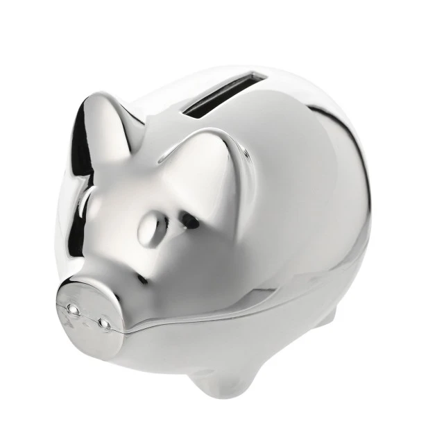 Widdop Bambino Silver-plated piggy bank - Piggy