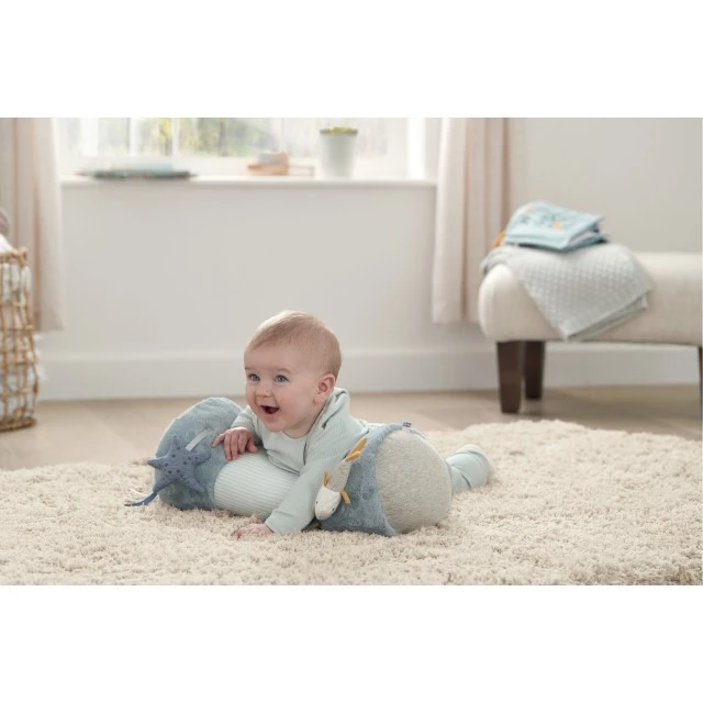 Mamas & Papas Играчка Tummy Time Roll - Welcome to the world Blue