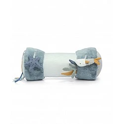 Mamas & Papas Tummy Time Roll toy - Welcome to the world Blue