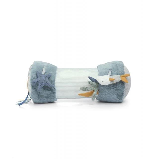 Mamas & Papas Играчка Tummy Time Roll - Welcome to the world Blue